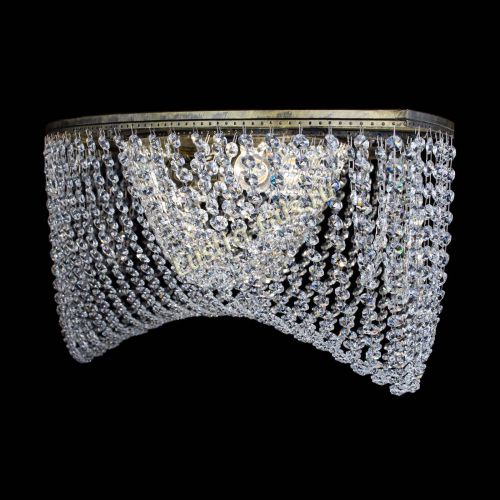 Люстра Хрустальная Волна под бронзу в Самаре Гусь Хрустальный