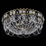 Люстра Хрустальный Каскад Ажур под бронзу Черная в Самаре