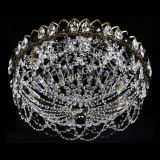 Люстра Хрустальный Каскад Ажур под бронзу Черная в Самаре