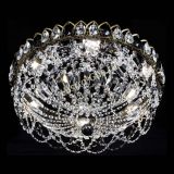 Люстра Хрустальный Каскад Ажур под бронзу Черная в Самаре