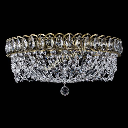 Люстра Хрустальный Каскад Ажур под бронзу в Самаре Гусь Хрустальный