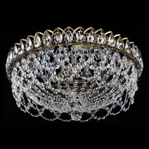 Люстра Хрустальный Каскад Ажур под бронзу в Самаре Гусь Хрустальный