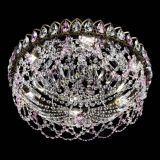 Люстра Хрустальный Каскад Ажур под бронзу Розовая в Самаре