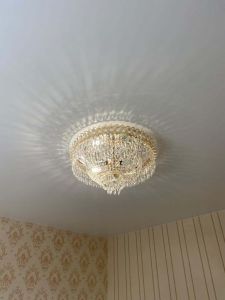 Люстра Хрустальный Каскад Перо в Самаре отзыв и фото покупателя