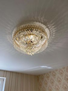 Люстра Хрустальный Каскад Перо в Самаре отзыв и фото покупателя