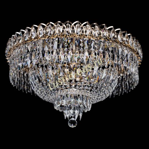 Люстра Хрустальный Каскад Перо в Самаре Гусь Хрустальный