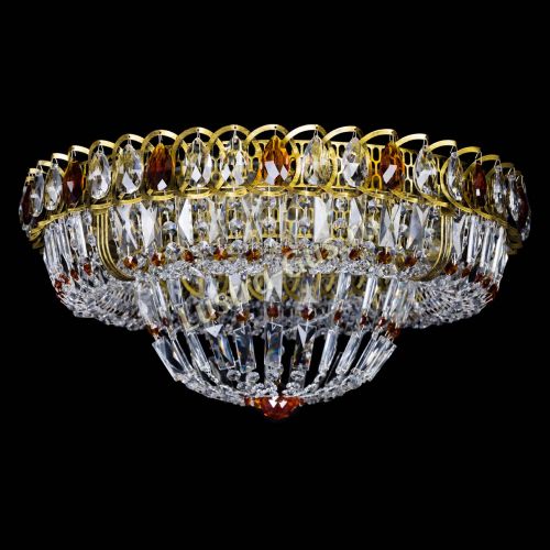 Люстра Кольцо Классика Пластинка чайная под бронзу в Самаре Гусь Хрустальный