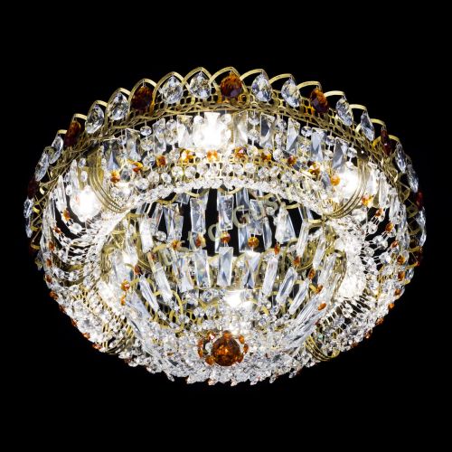 Люстра Кольцо Классика Пластинка чайная под бронзу в Самаре Гусь Хрустальный