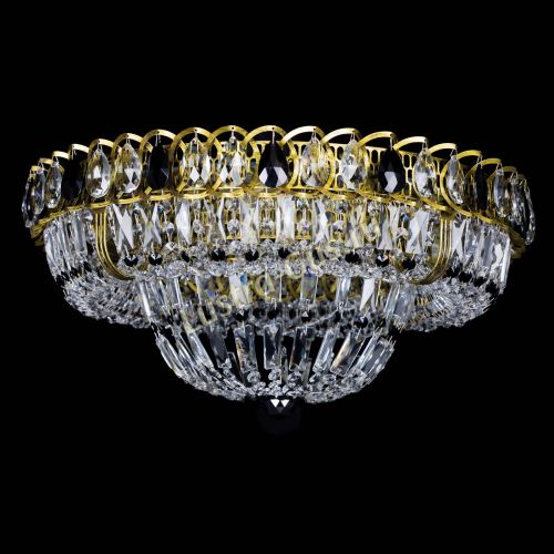 Люстра Кольцо Классика Пластинка черная под бронзу в Самаре Гусь Хрустальный