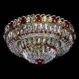 Люстра Кольцо Классика Пластинка красная под бронзу в Самаре