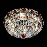 Люстра Кольцо Классика Пластинка красная под бронзу в Самаре