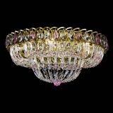 Люстра Кольцо Классика Пластинка розовая под бронзу в Самаре