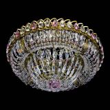 Люстра Кольцо Классика Пластинка розовая под бронзу в Самаре