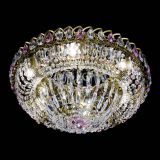 Люстра Кольцо Классика Пластинка розовая под бронзу в Самаре