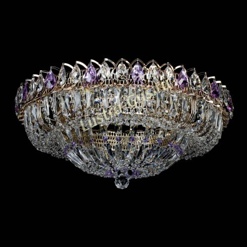 Люстра Кольцо Классика Пластинка фиолетовая в Самаре Гусь Хрустальный