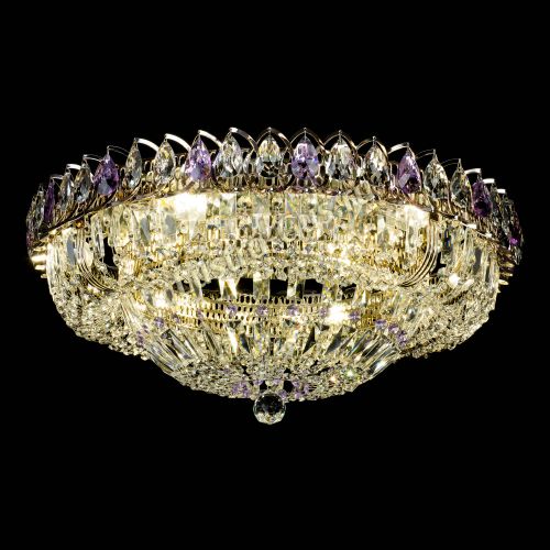 Люстра Кольцо Классика Пластинка фиолетовая в Самаре Гусь Хрустальный