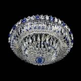 Люстра Кольцо Пластинка 600 мм синяя в Самаре