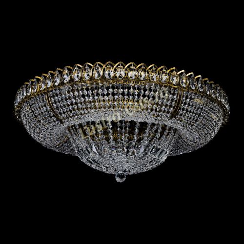 Люстра Кольцо Классика 10 ламп под бронзу в Самаре Гусь Хрустальный