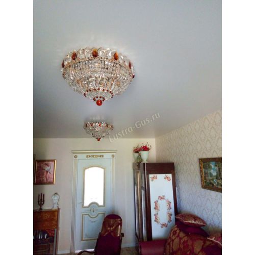 Люстра Кольцо Классика чайная в Самаре Гусь Хрустальный