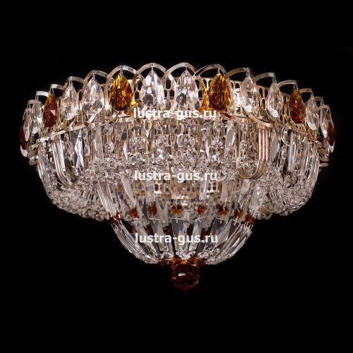 Люстра Кольцо Классика Пластинка цветная в Самаре Гусь Хрустальный