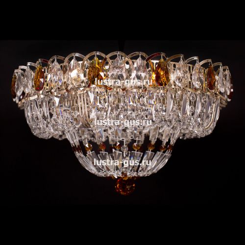 Люстра Кольцо Классика Пластинка цветная в Самаре Гусь Хрустальный