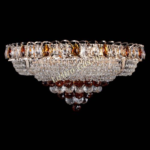 Люстра Кольцо пирамида шар 40 мм чайный в Самаре Гусь Хрустальный