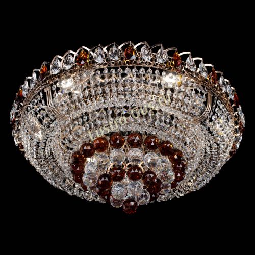 Люстра Кольцо пирамида шар 40 мм чайный в Самаре Гусь Хрустальный