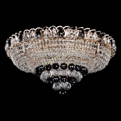 Люстра Кольцо пирамида шар 40 мм черная в Самаре Гусь Хрустальный