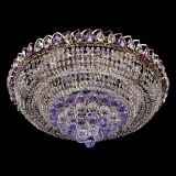 Люстра Кольцо пирамида шар 40 мм фиолетовая в Самаре
