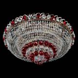 Люстра Кольцо пирамида шар 40 мм красная в Самаре