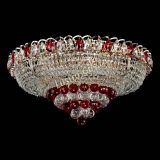 Люстра Кольцо пирамида шар 40 мм красная в Самаре