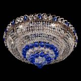 Люстра Кольцо пирамида шар 40 мм синяя в Самаре