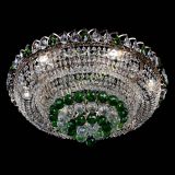 Люстра Кольцо пирамида шар 40 мм зеленая в Самаре