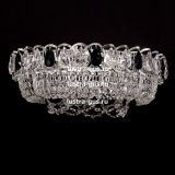 Люстра Кольцо Снежинка черная, диаметр 500 мм, цвет серебро, Люстры Гусь Хрустальный Люстра Кольцо Снежинка черная, диаметр 500 мм, цвет серебро, Люстры Гусь Хрустальный