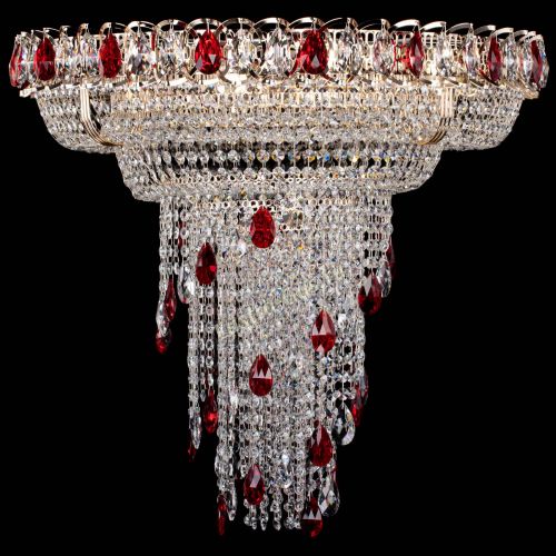 Люстра Кольцо №10 красная в Самаре Гусь Хрустальный