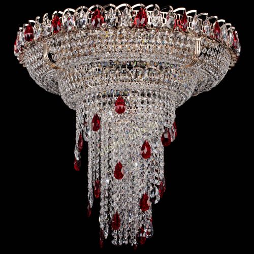 Люстра Кольцо №10 красная в Самаре Гусь Хрустальный