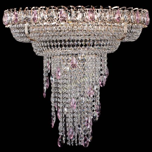 Люстра Кольцо №10 розовая в Самаре Гусь Хрустальный