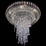 Люстра Кольцо №10 розовая в Самаре