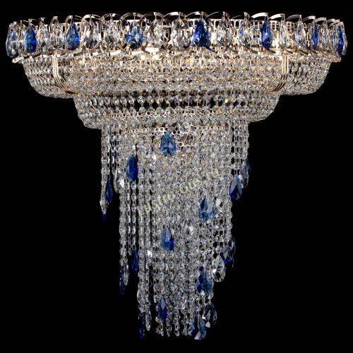 Люстра Кольцо №10 синяя в Самаре Гусь Хрустальный