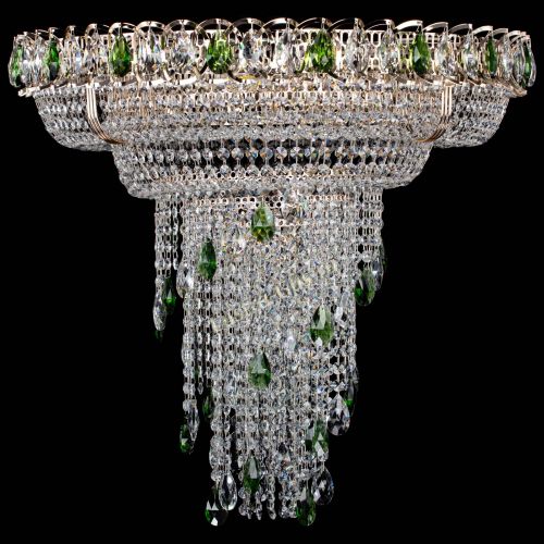 Люстра Кольцо №10 зеленая в Самаре Гусь Хрустальный