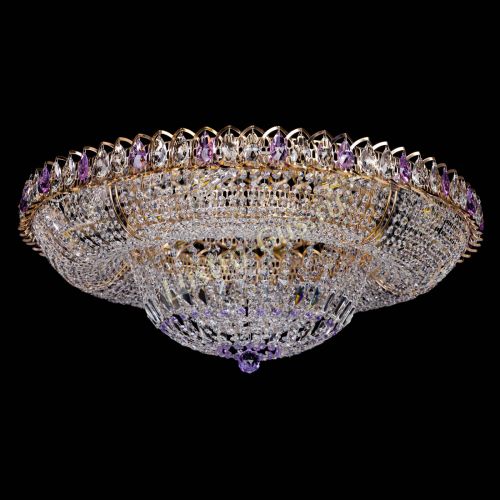 Люстра Кольцо Классика фиолетовая 800 мм в Самаре Гусь Хрустальный