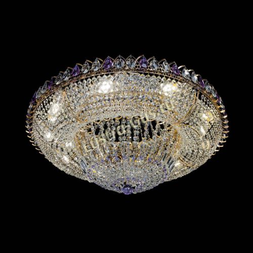 Люстра Кольцо Классика фиолетовая 800 мм в Самаре Гусь Хрустальный