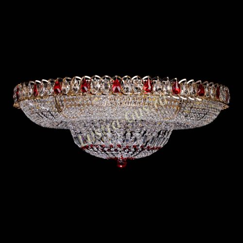 Люстра Кольцо Классика красное 800 мм  в Самаре Гусь Хрустальный