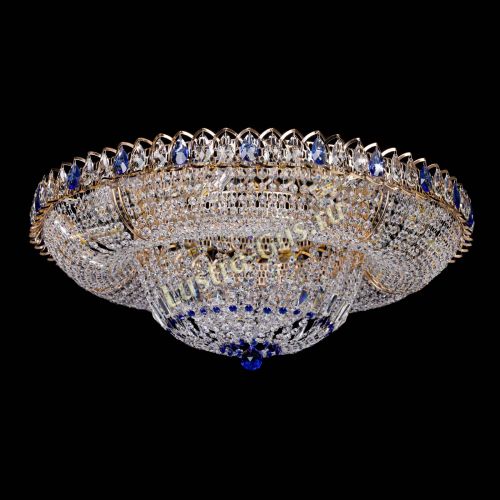 Люстра Кольцо Классика синее 800 мм  в Самаре Гусь Хрустальный