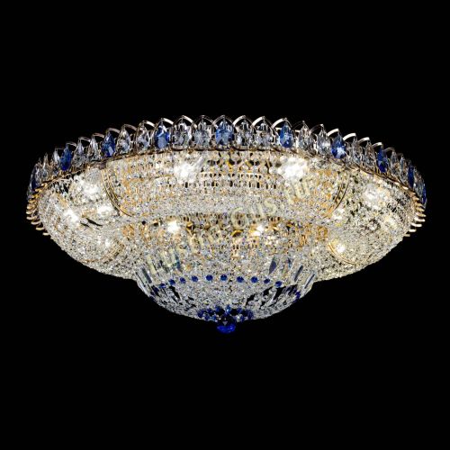 Люстра Кольцо Классика синее 800 мм  в Самаре Гусь Хрустальный