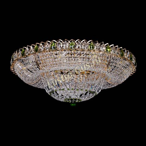 Люстра Кольцо Классика зеленое 800 мм  в Самаре Гусь Хрустальный