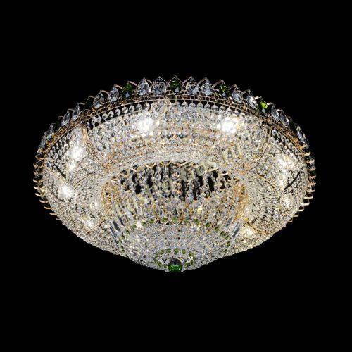 Люстра Кольцо Классика зеленое 800 мм  в Самаре Гусь Хрустальный