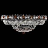 Люстра Кольцо Классика №8 Черная с чайными подвесками в Самаре