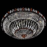 Люстра Кольцо Классика №8 Черная с чайными подвесками в Самаре