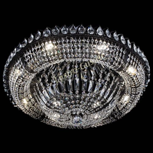 Люстра Кольцо Классика №8 Черная в Самаре Гусь Хрустальный